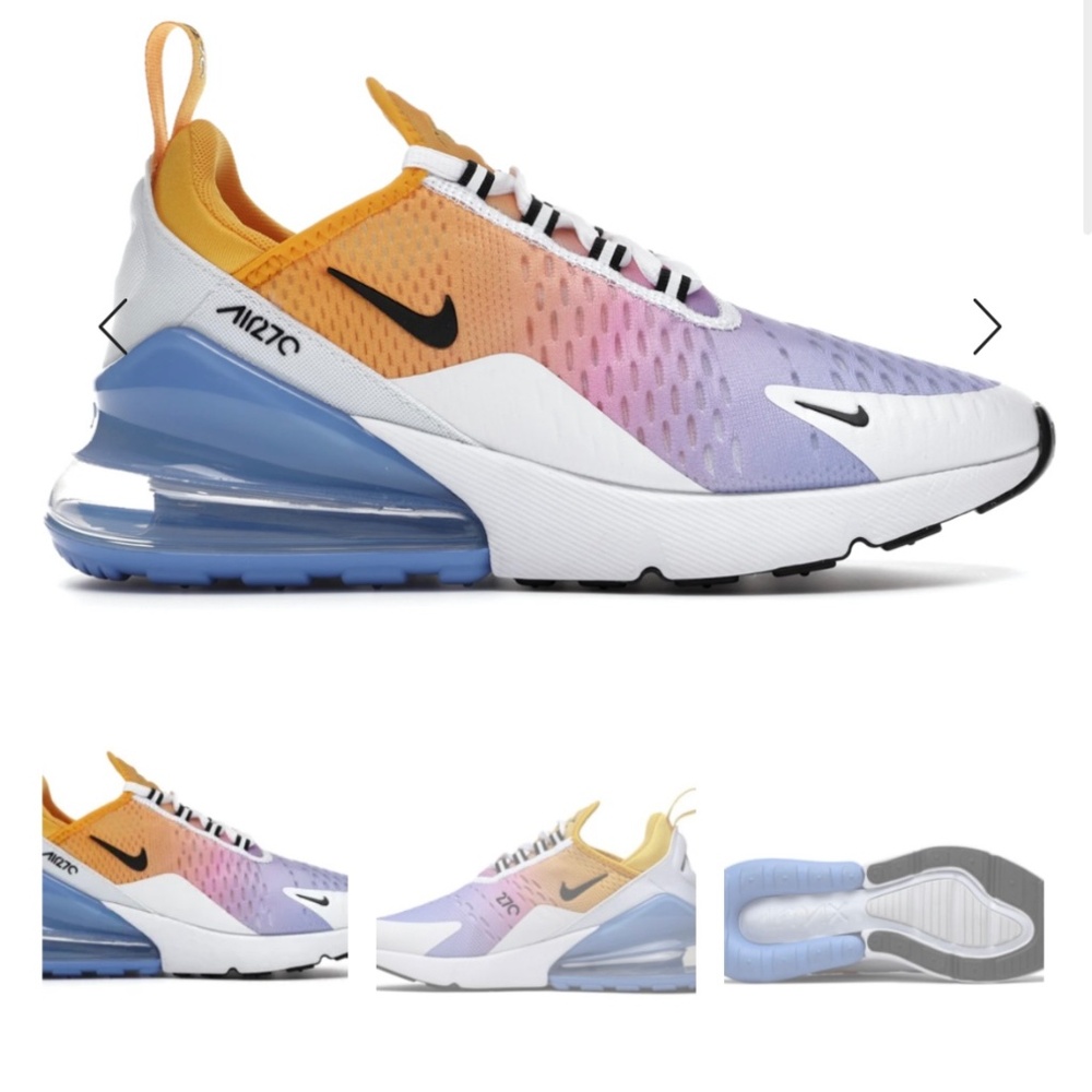 Nike Airmax 270- Gradient University Gold